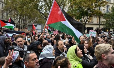 مئات المتظاهرين الفرنسيين يتضامنون مع غزة