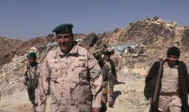 قائد اللواء الخامس حماية رئاسية يزور الوحدات بجبهات الحد يافع