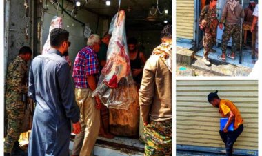 معززة بقوة أمنية.. “الصناعة” تغلق ثلاث ملاحم مخالفة في المنصورة”