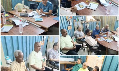 مؤسسة المياه بعدن تناقش خطة العمل بعد إجازة العيد وتحديات التوزيع في المناطق الجبلية