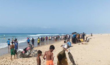 خفر السواحل بحضرموت ينقذ سبعة أشخاص ويواصل البحث عن مفقود بساحل شحير