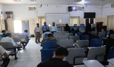 رئيس جامعة أبين يدشن الامتحانات النهائية للفصل الدراسي الثاني للعام الجامعي 2024-2025م