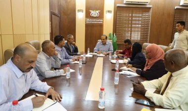 الوزير بحيبح يترأس اجتماع لجنة مراجعة واعتماد الشروط المرجعية لمشروع تقييم الضرر واحتياجات القطاع الصحي