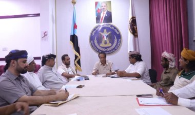 الهيئة التنفيذية لانتقالي المهرة تعقد اجتماعها الدوري الأول لشهر يونيو .