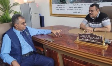 تركيب إشارات مرور في الشوارع الرئيسية بمديرية المنصورة