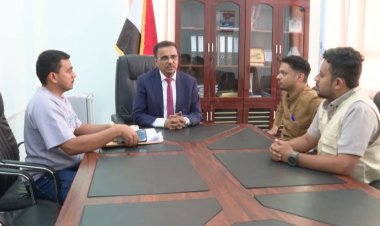 الأمين العام لمحلي حضرموت يرعى توقيع عقد تسوير وتخديم المعهد الفني  بالشحر