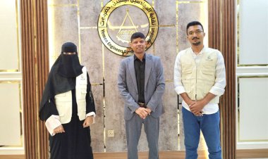 المدير التنفيذي لمنظمة "أثر" يلتقي رئيس نقابة المهندسين بحضرموت لبحث تعزيز سبل التعاون المشترك