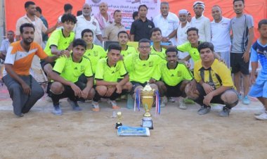 برعاية الهيئة التنفيذية المساعدة... فريق ساحة التقوى بطلاً لدوري مربع المطار بعد فوزه على ساحة الرحمن