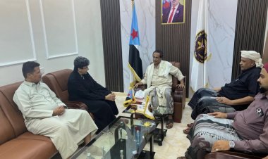 رئيس تنفيذية انتقالي المهرة يستقبل الباحثة السويسرية الدكتورة إلهام مانع .