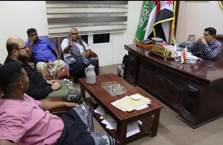 رئيس تنفيذية انتقالي حضرموت يلتقي رابطة مشجعي نادي تضامن حضرموت ويؤكد دعمه للرياضة