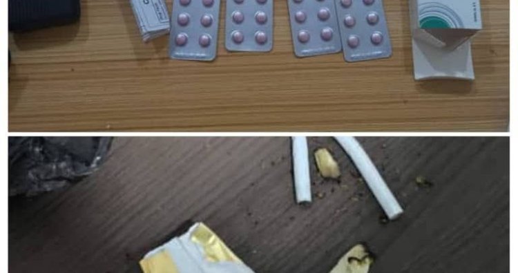 مكافحة المخدرات بأمن العاصمة عدن تضبط مروجين بحوزتهم حبوب مخدرة.