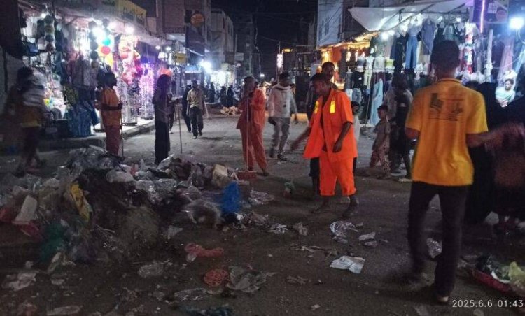 حملة نظافة شاملة في الشيخ عثمان خلال أول أيام عيد الأضحى