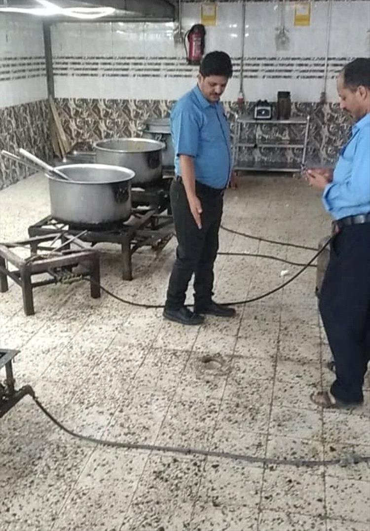استمرار حملة الرقابة على مطاعم وكافتيريات المعلا