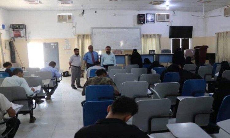 رئيس جامعة أبين يدشن الامتحانات النهائية للفصل الدراسي الثاني للعام الجامعي 2024-2025م