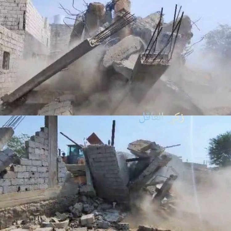 وحدة حماية الأراضي تزيل بناءً عشوائياً في الممدارة وفق توجيهات رسمية.