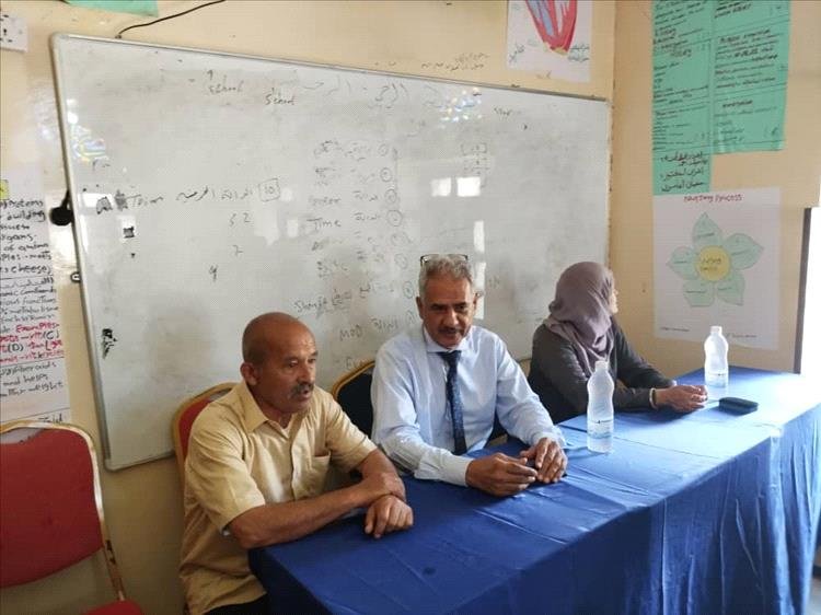 الشعيبي والهدار يقومان بزيارة تفقدية لكلية العلوم الطبية والتطبيقية بجحاف