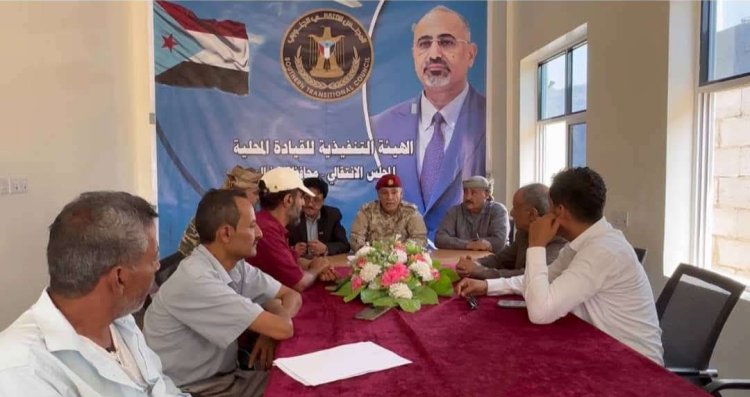 رئيس تنفيذية انتقالي الضالع يلتقي ممثل منظمة اليونبس لمناقشة تدخلات المنظمة بالمحافظة