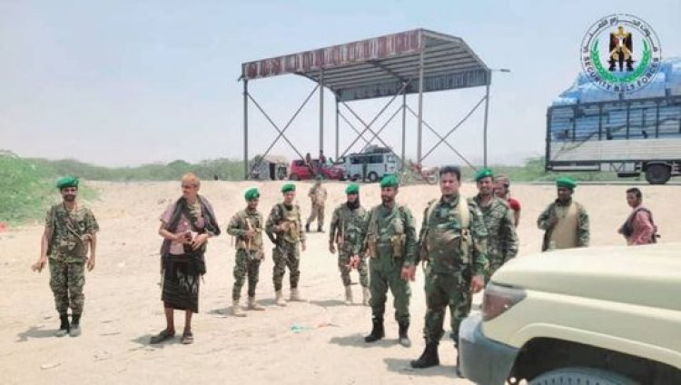 حزام أبين ينتشر بنقاط بالطريق العام من شرق أحور إلى وادي سلا