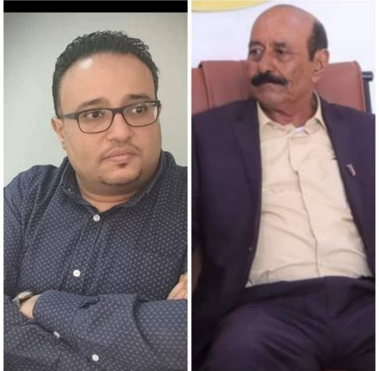 رئيس تنفيذية أنتقالي شبوة يهنئ رئيس مؤسسة 14 اكتوبر بنجاح العملية الجراحية