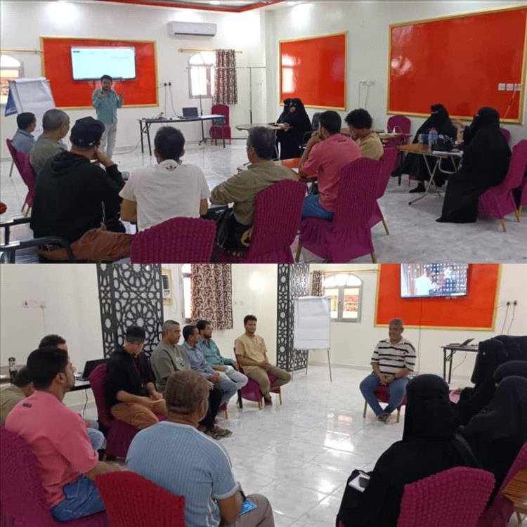 مؤسسة شباب أبين تنفذ دورة تدريبية حول تأثير التغيرات المناخية على الجفاف والتصحر