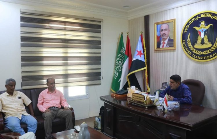 رئيس تنفيذية انتقالي حضرموت يلتقي نقيب المهندسين الجنوبيين لمناقشة ترتيبات إشهار النقابة بساحل حضرموت