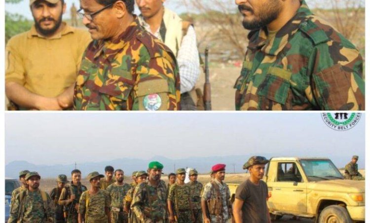 قيادة الحزام الأمني أبين تكرم أفراد نقطة مثلث شقرة تقديراً ليقظتهم وجهودهم الأمنية المتميزة