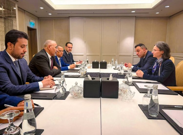 الرئيس الزُبيدي يبحث مع السفيرة الفرنسية جهود دعم الاقتصاد والتنمية في بلادنا