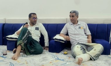 انتقالي تريم يطمئن على صحة نائب رئيس لجنة التعليم بالجمعية الوطنية