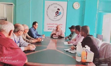 باحشوان يزور نقابة الصحفيين والإعلاميين في الضالع
