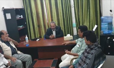 مدير صحة أبين في زيارة تفقدية للمستشفى الريفي بشقرة.