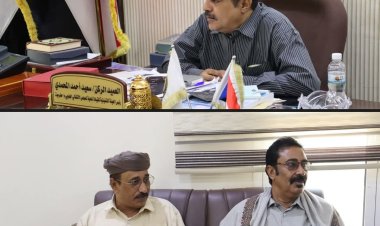 العميد المحمدي يطّلع على الأوضاع العامة بمديرية الريدة وقصيعر وسير العمل التنظيمي بقيادة انتقالي المديرية