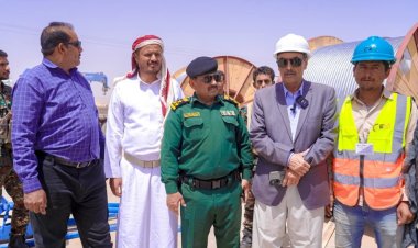 الأمين العام هشله  يشيد بالتقدم الكبير لمشروع الطاقة الشمسية وقرب انطلاق التشغيل التجريبي .