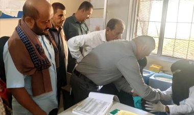 مدير عام مديرية ردفان يدعو إلى التفاعل مع الحملة الوطنية للتحصين ضد شلل الأطفال