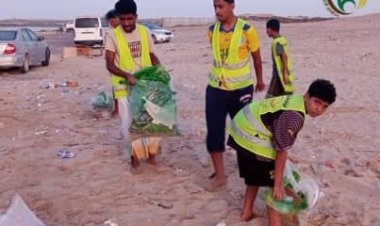 حملة تنظيف واسعة على طول ساحل شحير