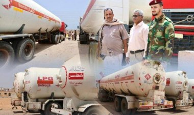 بتوجيهات من المحرّمي .. إحباط عملية تهريب مقطورات غاز كانت في طريقها إلى المليشيات الحوثية الإرهابية