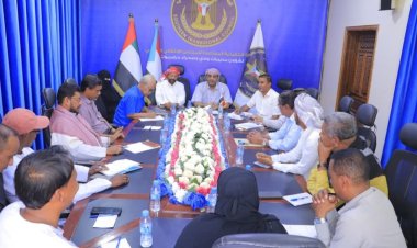 تنفيذية انتقالي وادي وصحراء حضرموت تناقش الأنشطة المزمع تنفيذها خلال الفترة القادمة