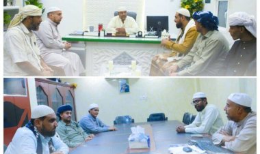 مؤسسة الهجرة بالعاصمة عدن تزور مؤسستي الوداد والرأفة بحضرموت