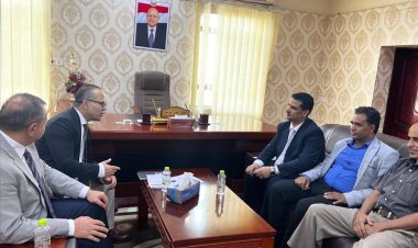 وكيل وزارة الشؤون القانونية وحقوق الإنسان يلتقي رئيس مكتب المفوضية السامية لشؤون اللاجئين بعدن.