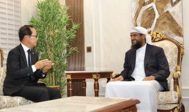 ‏المحرّمي يبحث مع السفير الياباني سبل تعزيز العلاقات الثنائية في مختلف المجالات