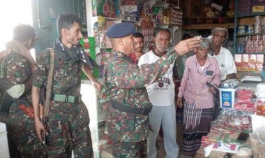 حملة أمنية مشتركة لضبط المواد منتهية الصلاحية في أحور