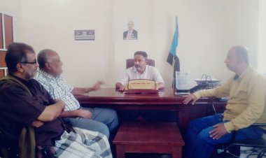 رئيس تنفيذية انتقالي أبين يلتقي مديري زنجبار والشباب والرياضة ويبحث أوضاع المديرية