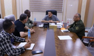 اللواء الشعيبي يلتقي ممثلي  مكتب الأمم المتحدة للأمن والسلامة الدولية في العاصمة عدن.