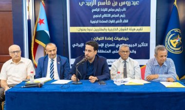 هيئة الشؤون الخارجية والمغتربين تنظم ندوة عن التأثير الجيوسياسي للصراع الإيراني الإسرائيلي على الجنوب