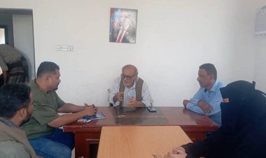 لجنة التقييم والهيكلة تلتقي رئيس منسقية جامعة أبين