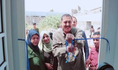 مدير أمن العاصمة عدن يفتتح مبنى جمعية الشرطة النسائية