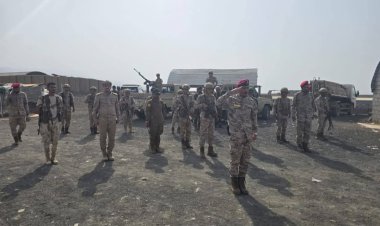 قائد الوية الدعم والاسناد يتفقد جاهزية اللواء الثاني دعم واسناد في محور ابين القتالي