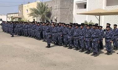 مدير أمن العاصمة عدن يستقبل الدفعة السابعة من منتسبي البرنامج التأهيلي الأمني بدعم من دولة الإمارات