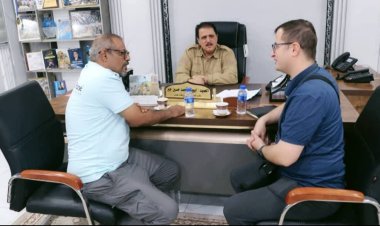 العميد ابو بكر جبر يلتقي وفد من منظمة سمارتيان الأمريكية الدولية.