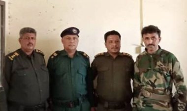 أبين: استلام وتسليم إدارة أمن مديرية لودر بين العوسجي والدماني بحضور قيادات أمنية