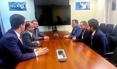 لوزير السقطري يبحث مع مسؤولًا من منظمة اليونيدو مشروع تعزيز القطاع الحيواني